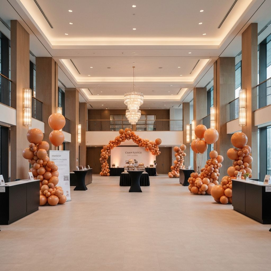 Business event decoration